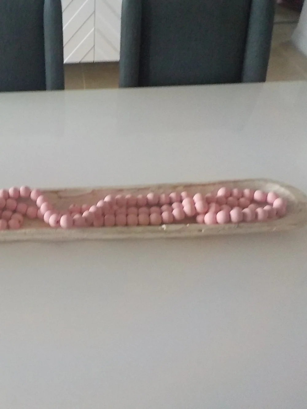Long Balsa Wood Centerpiece